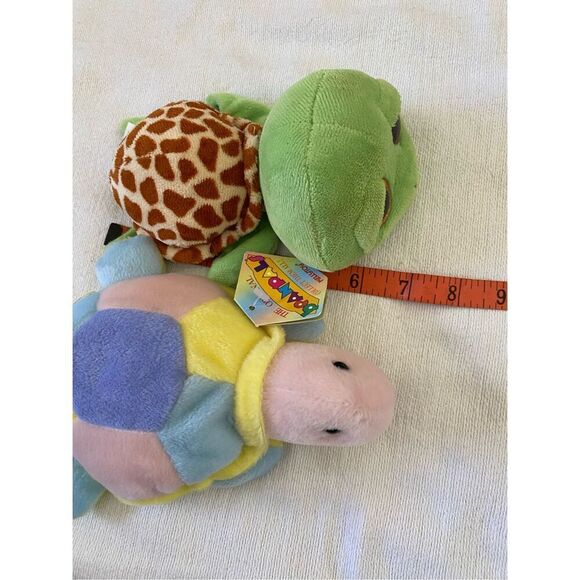 Lot of 3 Plush Turtles Stuffed Animal Sand Kids Zippy Toys Sea Life Ocean - Picture 14 of 15